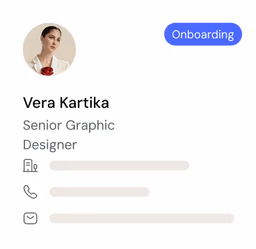 Employee Profile card