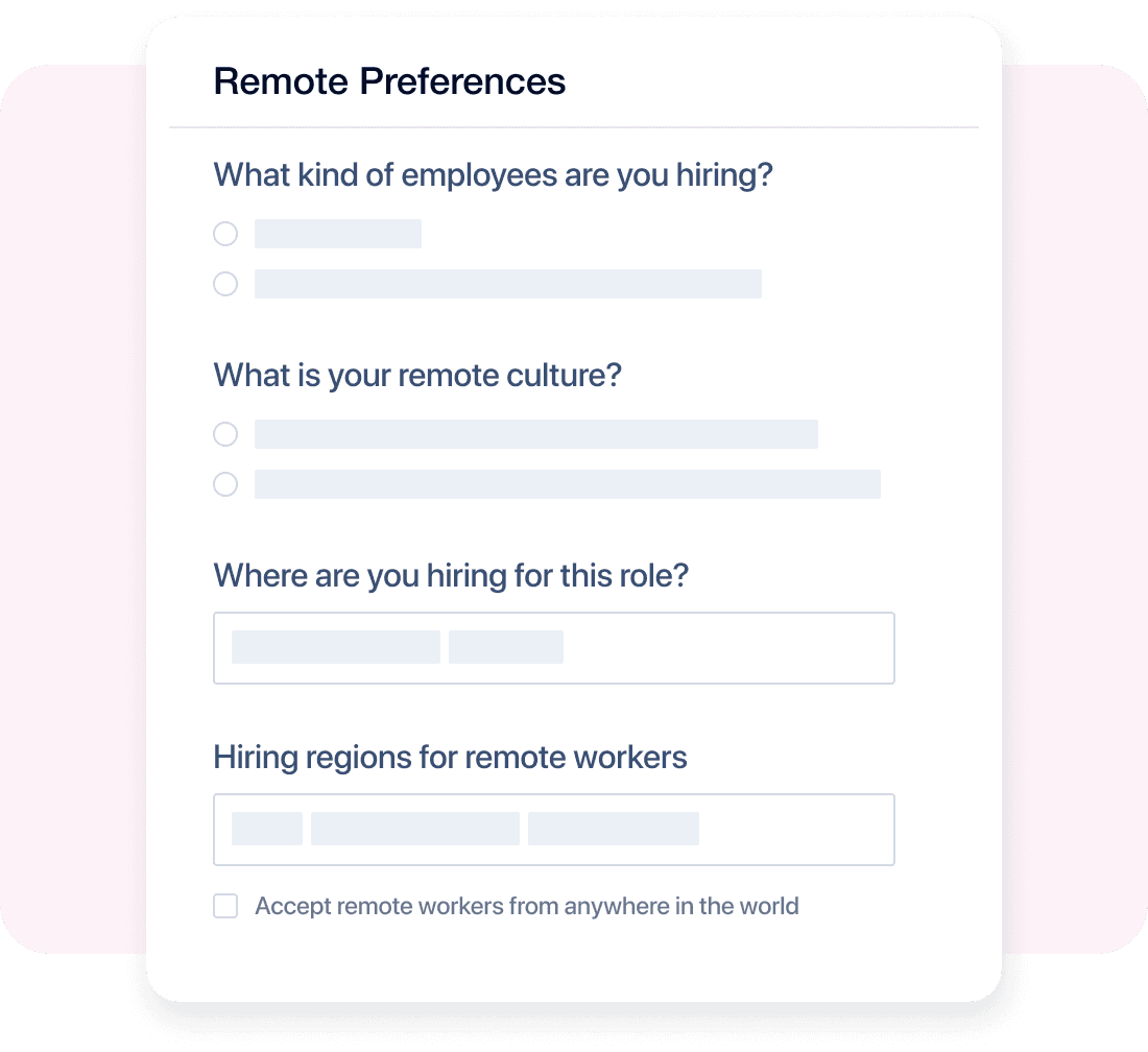 Remote preferences preview